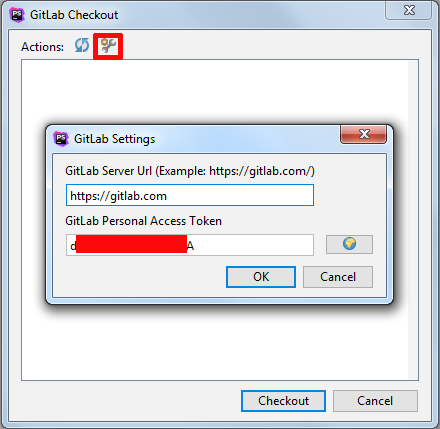 phpStorm gitlab autentication